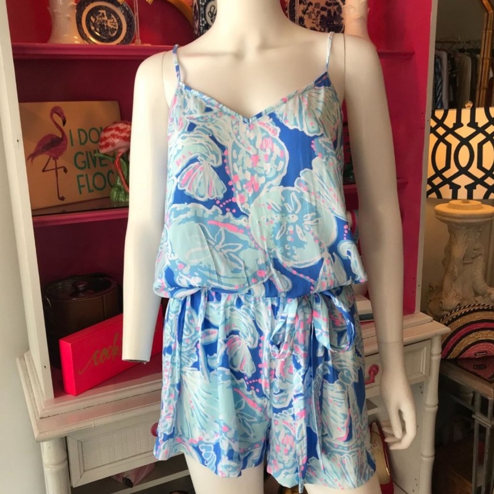 Lilly Pulitzer shorts romper